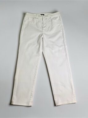 Express White Boyfriend Jeans